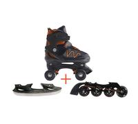 NEXTREME PATTINI A ROTELLE TRASFORMABILI IN PATTINI IN LINEA E DA GHIACCIO 3IN1