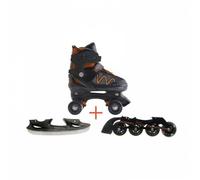 Nextreme Pattini Flexwheel Trasformabili 3 in 1 Rotelle Linea Artistica Ghiaccio
