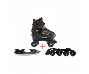 Nextreme Pattini Flexwheel Trasformabili 3 in 1 Rotelle Linea Artistica Ghiaccio