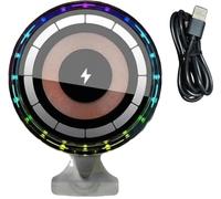 NEXUS-Caricatore Magsafe Auto 15W: Ricarica Rapida Wireless per iPhone 16/15/14/13/12, Galaxy S24/S23, Pixel 8/7 - Montaggio Stabile