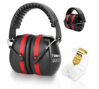 Nexus® Cuffie Insonorizzanti per Studiare 34dB | Cuffie Antirumore Pieghevoli Professionali con Tappi | Ideali per Concorsi, Autismo e Poligono (FOLD)