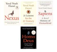 Nexus e 21 lezioni con Sapiens e Homo Deus set di 4 libri di Yuval Noah Harari