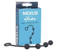 Nexus Excite - Dildo anale a 4 perle - nero (piccolo)