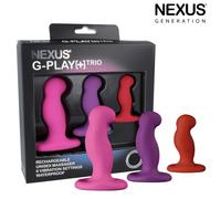 Nexus G-Play Plus Butt Plug Vibrating Training Set 3 Stimolanti Anali Vibranti