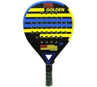 Nexus - Livello Intermedio Pisa Padel, Modello Dorato - Fibra di Vetro al 100% - Racchetta da Paddle da Uomo e Donna