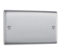 Nexus Masterplug NBS95 - Piastra liscia, 2 elementi, in acciaio spazzolato