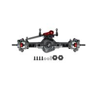 NexusDrive 1/10 RC RC Crawler Car Metal Aggiornamento 'ASSE Posteriore Anteriore con servo Montaggio Compatibile con 1 10 off off Road Remote Control Vehicles(FR)