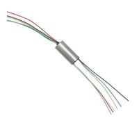 NexusDrive 1 PCS 1-2A 4CH 6CH Anello con conduttivo Anello 360 Gradi Dia 5,5 mm 6 mm 8 mm con Filo AWG28 Compatibile con Anelli da Collezione di droni Connettore Elettrico(Dia. 6mm 6CH)