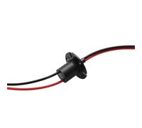 NexusDrive 1 PCS 2 canali Anello di Scorrimento conduttivo 10A 20A 30A 360 Gradi OD 22mm Flange Collector Anello 240VDC Compatibile con connettori elettrici(Dia 22mm 2CH 30A)
