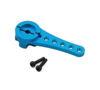 NexusDrive 1 pcs 46 mm in alluminio da 25t sterzo servo braccio per le parti del crawler di auto RC compatibili con grande coppia digitale core senza servi(Blue)