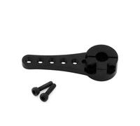 NexusDrive 1 pcs 46 mm in alluminio da 25t sterzo servo braccio per le parti del crawler di auto RC compatibili con grande coppia digitale core senza servi(Black)