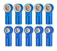 NexusDrive 10 pezzi in metallo m3 m4 m4 articolazioni a sfera per estremità del legame collegamento compatibili con 1 10 RC Models Auto barche aeroplane Parti fai -da -te adattati CC01(M4 Blue)