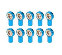 NexusDrive 10pcs M2 5 Link Asta Minteggio della palla da palla Porta della testa compatibile con veicoli modello RC tra cui aerei per auto e camion(Blue)