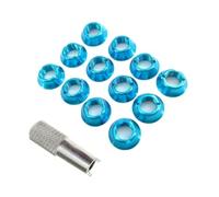 NexusDrive 12pcs switch in alluminio da dado e set di chiavi compatibili con sistemi di controllo radio RC inclusi i modelli Radiolink Futaba JR(SKY BLUE)