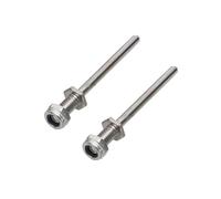 NexusDrive 1PAIR D3 D4 D5 D6 Assegna della Ruota del Cambio M4 M5 M6 M8 Assale in Acciaio con Dadi Compatibile con Le Parti Fai -da -Te Modello RC Modello Fai -da -Te(D4xM6xL60)