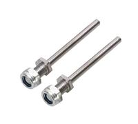 NexusDrive 1PAIR D3 D4 D5 D6 Assegna della Ruota del Cambio M4 M5 M6 M8 Assale in Acciaio con Dadi Compatibile con Le Parti Fai -da -Te Modello RC Modello Fai -da -Te(D5xM8xL75)