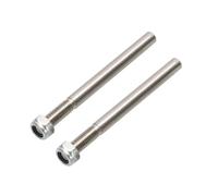 NexusDrive 1PAIR D3 D4 D5 D6 Assegna della Ruota del Cambio M4 M5 M6 M8 Assale in Acciaio con Dadi Compatibile con Le Parti Fai -da -Te Modello RC Modello Fai -da -Te(D6xM6xL75)