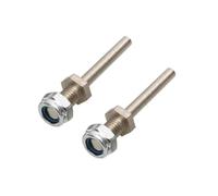 NexusDrive 1PAIR D3 D4 D5 D6 Assegna della Ruota del Cambio M4 M5 M6 M8 Assale in Acciaio con Dadi Compatibile con Le Parti Fai -da -Te Modello RC Modello Fai -da -Te(D5xM8xL56)