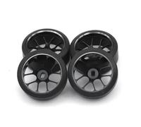 NexusDrive 2,5 5,5 Gradi Pneumatici in plastica Dura con Bordo a Ruota compatibili per 1 28 Parti di aggiornamento di Auto RC in Adatta 284131 K969 K989 Modelli(2.5 Degrees Black)