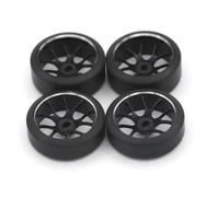 NexusDrive 2,5 5,5 Gradi Pneumatici in plastica Dura con Bordo a Ruota compatibili per 1 28 Parti di aggiornamento di Auto RC in Adatta 284131 K969 K989 Modelli(5.5 Degrees Black)