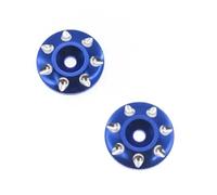 NexusDrive 2 Pezzi di Guarnizione a Vite di Montaggio alare in Metallo M3 Gesto per Vite Compatibile con Auto da 1/10 1/8 in rc Fuori Strada da Passeggino e Modelli di corsi Corti(Navy Blue)