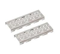 NexusDrive 2pcs piastra per skid in acciaio inossidabile per 1/18 1/24 Crawler Crawler Car compatibile con SCX24 Veicolo da arrampicata Anti Slip Escape Board