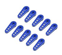 NexusDrive 31,5 mm 25 t Servo in metallo corno 1 pcs o 10pcs Opzione per 1 barca per auto crawler RC a 10 Compatibile con vari modelli Servo RC(10pcs Blue)