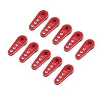 NexusDrive 31,5 mm 25 t Servo in metallo corno 1 pcs o 10pcs Opzione per 1 barca per auto crawler RC a 10 Compatibile con vari modelli Servo RC(10pcs Red)