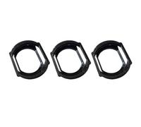 NexusDrive 3pcs TPU TPU Stampato 3D Protettore Lens Protettore Cover di Protezione del Filtro Drone Compatibile con O4 Air Unit Air PRO Accessori del modulo di Trasmissione(Black)