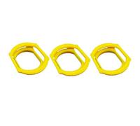 NexusDrive 3pcs TPU TPU Stampato 3D Protettore Lens Protettore Cover di Protezione del Filtro Drone Compatibile con O4 Air Unit Air PRO Accessori del modulo di Trasmissione(Yellow)