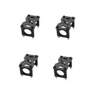 NexusDrive 4 Set 12mm 16mm 20mm 22mm 25mm 30 mm 3k Morsetto in Fibra di Carbonio con di Base del Motore per Piastra di Montaggio per rc Multicopter Frame Compatibile con Base a Motore Standard(22mm)