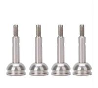 NexusDrive 4pcs ASSE per Ruota in Acciaio Set di Parti di Sostituzione Posteriore Anteriore compatibili con 1 14 44001 Accessori Modello di Auto da Corsa RC Drift(Front)