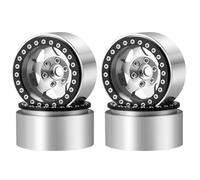 NexusDrive 4pcs Hubs per ruote per beadlock da 1,9 pollici Hub compatibili con 1 10 RC Crawler Cars tra cui CC01 Trx6 Wraith Upgrade Parti di aggiornamento(No.79-Silver)