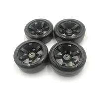 NexusDrive 4pcs in plastica Rigida Pneumatici RC Drift con Cerchi compatibili con Trxs I su Modelli di Auto da Strada 144001 124018 124019 A959-B(Black)