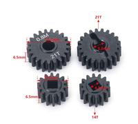NexusDrive 4pcs Metal Portal Axle Gear 14/21T 12/23T per 1 10 RC Crawler Auto di aggiornamento delle parti compatibili con modelli AXI3000 AXI3004(14T 21T)