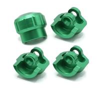 NexusDrive 4pcs Pagni di aggiornamento 'Ammortizzatore di Ammortizzatore in Alluminio Compatibili con 1/7 1/8 Accettari di Veicoli a Forma di Fit universali in 1/8(Green)