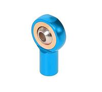NexusDrive 5pcs M2 5 Link Asta Minteggio della palla Porta della testa di estremità Compatibile con modelli RC auto aeroplani camion aeroplani(5PC blue)