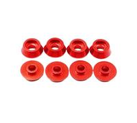 NexusDrive 8pcs C14 C24 B14 B24 B16 B36 mn Mn99s Set di guarnizioni per bulloni della rondella compatibile compatibile con parti di aggiornamento delle auto RC per vari modelli a 10(Red)