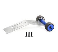 NexusDrive Accetibili di aggiornamento della Ruota di Sollevamento in Acciaio Inossidabile compatibili con Parti RC TRXS MAXX 107154-1(Blue)