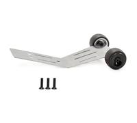 NexusDrive Accetibili di aggiornamento della Ruota di Sollevamento in Acciaio Inossidabile compatibili con Parti RC TRXS MAXX 107154-1(Black)