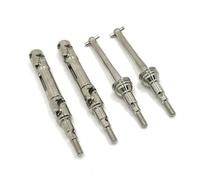NexusDrive Albero di trasmissione in metallo da 4 pc per 1 14 in RC Compatibile con modelli 14209 14210 Parti di aggiornamento 'asse anteriore e posteriore(Silver)