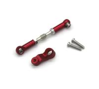 NexusDrive Asta di trazione delle aste dello sterzo delle Auto RC Compatibili con 16207 16208 16209 16210 H16 Universal Fit(Rouge)
