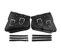 NexusDrive Borse laterali per motociclisti neri PU PUA STUDI ARM ARM SOLLE COMPATIBILE CON SPORTSTER XL883 1200 Universal Fit per la maggior parte delle biciclette