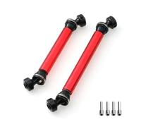 NexusDrive Combo Posteriore Anteriore 'Albero in Metallo per Auto da 1/10 in 4WD RC Compatibile con RBX10 Ryft Upgrade Opzione(Red)