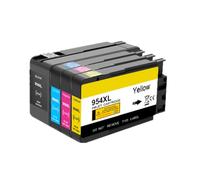 NexusDrive Compatibile con 1x cartuccia d'inchiostro 954 954XL 954 XL per OfficeJet Pro 7740 8710 8216 8725 8715 8720 8730 8740 8210 Cartuccia d'inchiostro sostitutiva universale di terze parti(1set)