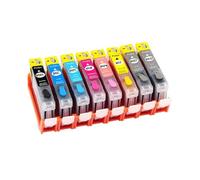 NexusDrive Compatibile con inchiostro di cartucce ricaricabili per CLI65 CLI-65 Pro200 Pro200 Stampante Universal Fit Aftermarket Sostituzione(Refillable 1 Set)