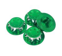 NexusDrive Coperchio del della ruota in alluminio da dado esagonale da dado esagonale per 1 a 8 RC Coperchio ruota anti -skid modello RC Compatibile con varie auto RC(Green 4pcs)