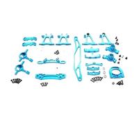 NexusDrive di ricambi di aggiornamento per sterzo a Sospensione per Auto in 1/10 Accessorio di Modifica in Metallo in Metallo Compatibile con Telaio TT02 TT-02(Blue)