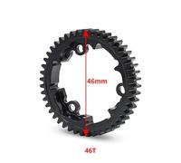 NexusDrive Gear Spur in acciaio M1 46T 50T 51T 52T 54T Compatibile con 1 10 2 0 Modelli VXL 1 5 1 10 Maxx 1 7 XO 1 Parti di aggiornamento per auto RC(46T)