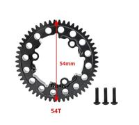 NexusDrive Gear Spur in acciaio M1 46T 50T 51T 52T 54T Compatibile con 1 10 2 0 Modelli VXL 1 5 1 10 Maxx 1 7 XO 1 Parti di aggiornamento per auto RC(54T)